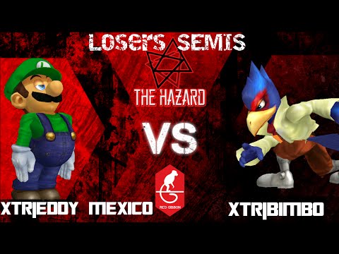 The Hazard 2016 - SSBM Losers Semis XTR | Eddy Mexico vs XTR | Bimbo