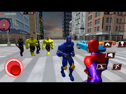 Panther Hero City Battle #2 | Panther Vs Monster Vs Spider Vs Batman Hero - Android GamePlay