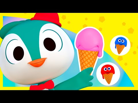 Helados de Colores de Lalo el Pingüino #2 | Canciones del Zoo