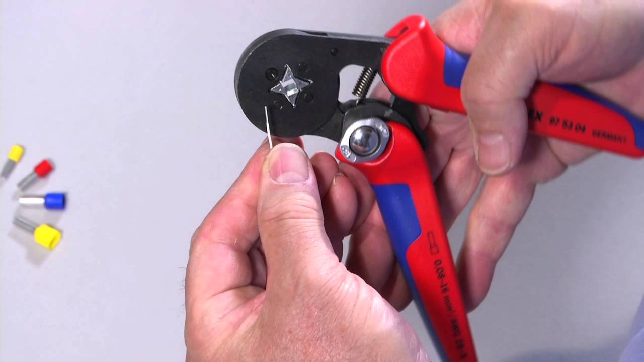 Knipex Pince à sertir 180 mm autoréglable