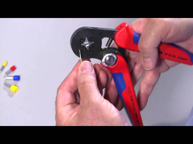 Vidéo teaser pour KNIPEX Selbsteinstellende Crimpzange mit Seiteneinführung (97 53 04)