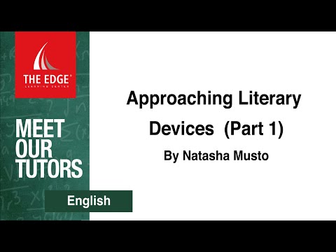 #12 English - LITERARY DEVICES (Part 1) - by Natasha Musto