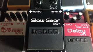 Boss SG-1 Slow Gear - What To Know & Where To Buy | Equipboard