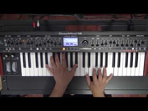 Behringer DeepMind 12D Desktop 12-Voice Polyphonic Analog Synth Module 2016 - Present - Black image 10