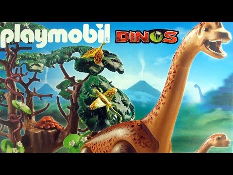 Playmobil Dinos Brachiosaurus 5231 - Dinosaur toys Brachiosaurus with baby and tree