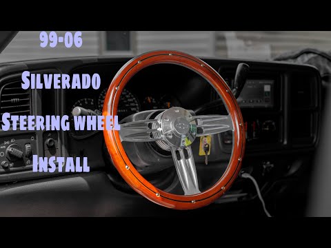 How To On 99-06 NBS GMC Sierra / ChevySilverado Billet Steering Wheel Install