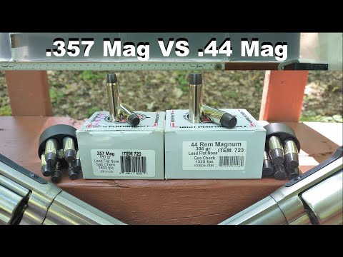 DANGEROUS ANIMAL DEFENSE Ballistic Test - Underwood .44 Mag VS .357 Mag Hard Cast