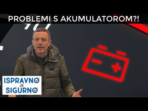 Što kada se upali kontrolna lampica za akumulator?