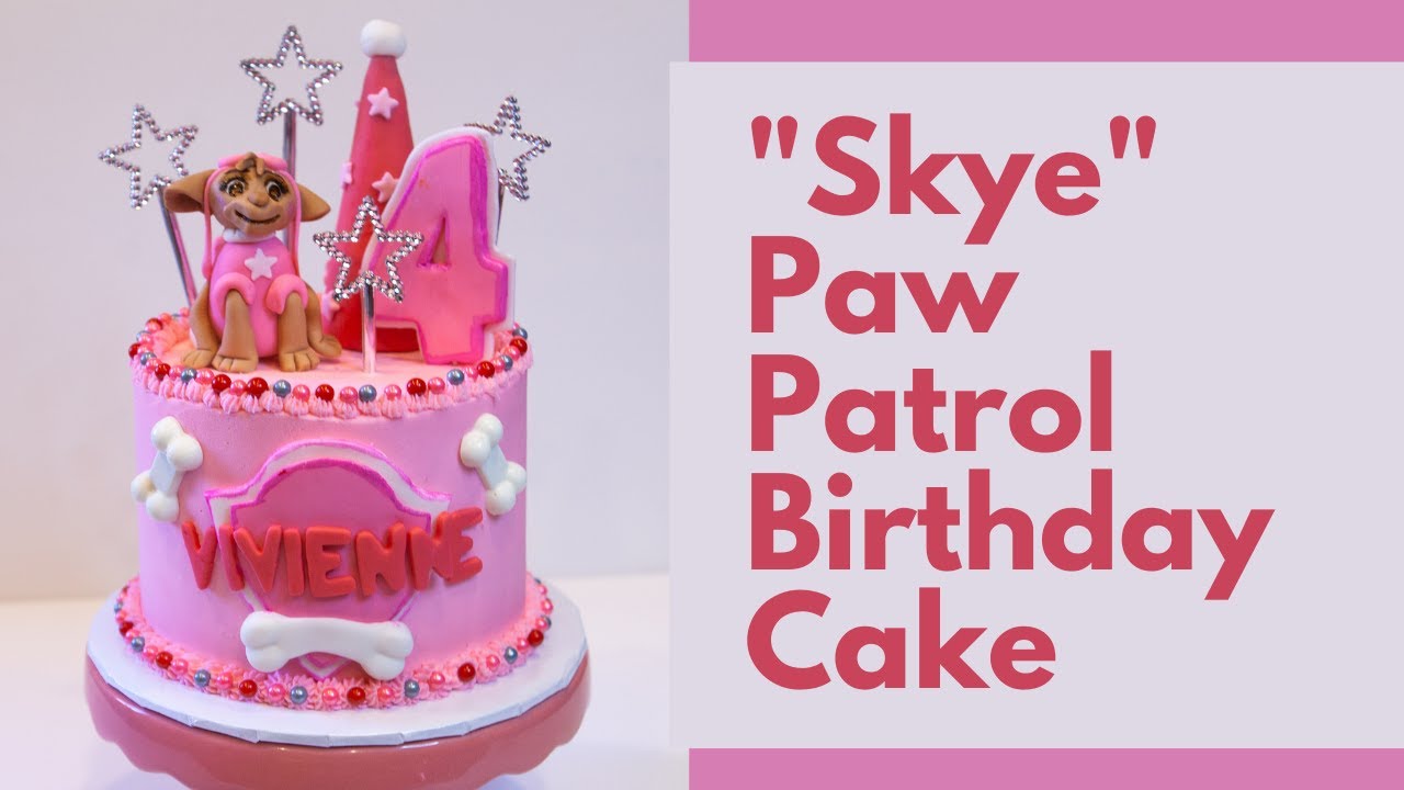 Skye Paw Patrol Cake for Little Girl | Birthday Cakes