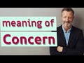 Concern | Meaning of concern