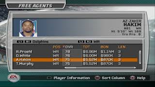 Madden 07 (PS2) Player Ratings: Az-Zahir Hakim