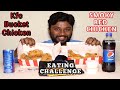 KFC FULL BUCKET CHICKEN AND SMOKY RED CHICKEN EATING CHALLENGE