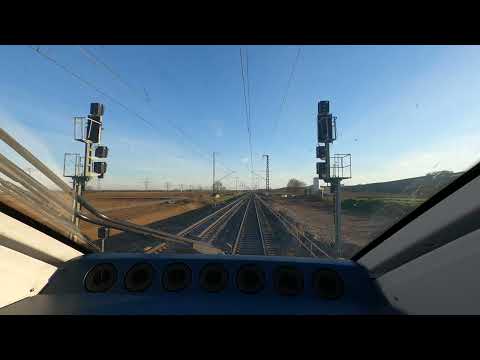 Führerstandsmitfahrt (Cabride) von Basel Bad Bf (CH) nach Wiesbaden (D) im ICE 4