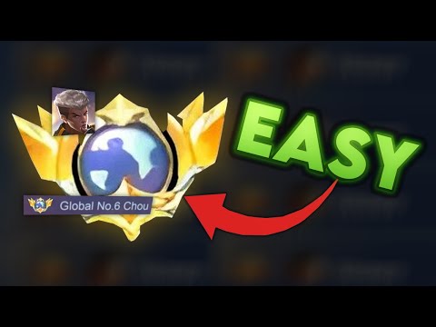 THIS IS HOW I REACH GLOBAL CHOU WITH ONLY 100 MATCHES!! FULL GAMEPLAY - Mobile Legends