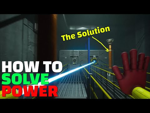 GAME STATION POWER PUZZLE - POPPY PLAYTIME CHAPTER 2 | HOW TO SOLVE RESTORE POWER FIRST PUZZLE
