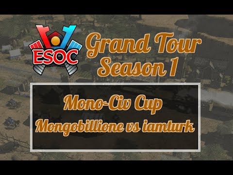 [AoE3] ESOC Grand Tour S1 // Mono-Civ — RO32: Mongobillione vs iamturk