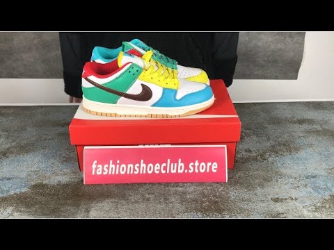 Unboxing Nike Dunk Low Free 99 White DH0952-100 | fashionshoeclub dot com