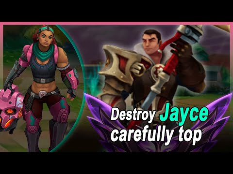 Learn to carefully destroy Jayce top