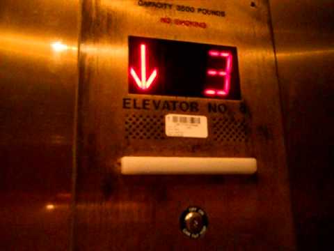 Historic 1896 OtisHouse Traction Elevator in the back of the Carnegie Museum: Pittsburgh