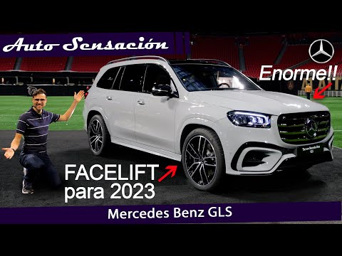 Presentación Mercedes benz GLS facelift 2024. Renovado para competir con el BMW X7.