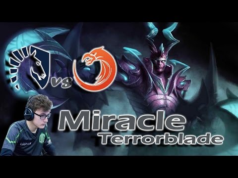 Miracle plays Terrorblade vs Ember spirit Kuku Dota 2 Gameplay Liquid vs TNC