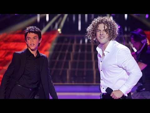 Daniel Diges y José Luis imitan a David Bisbal y Luis Fonsi en Tu cara me suena Mini
