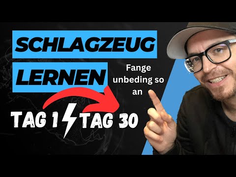 Schlagzeug lernen: Fange unbedingt so an Schlagzeug zu spielen.