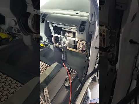 2008 Nissan Frontier heat core leaks #short #automobile #mechanic #mechaniclife #work #diy