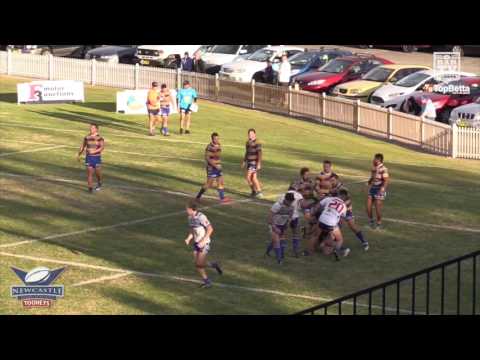2016 Newcastle RL Round 14 1st Grade Highlights - Lakes United Seagulls v Central Butcher Boys