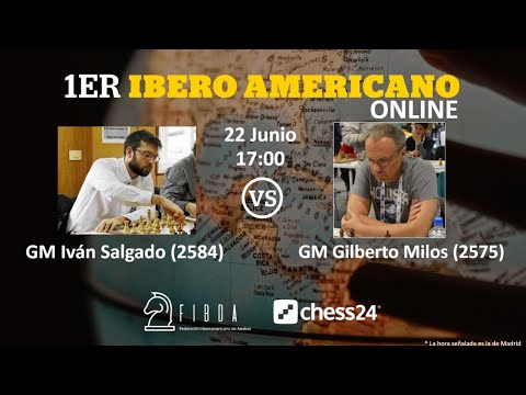 Iberoamericano Online: GM Iván Salgado vs GM Gilberto Milos