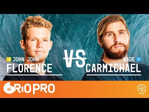 John John Florence vs. Wade Carmichael - Round of 16, Heat 5 - Oi Rio Pro 2019