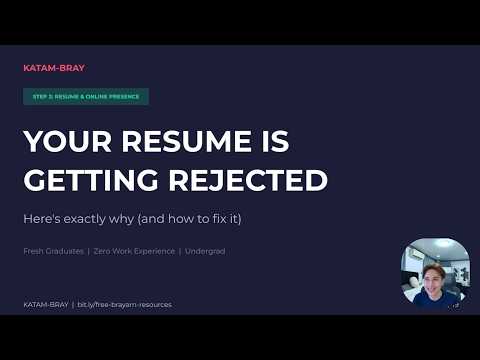 Resume Rejected? 17 Mistakes Fresh Grads Make (Part 1)