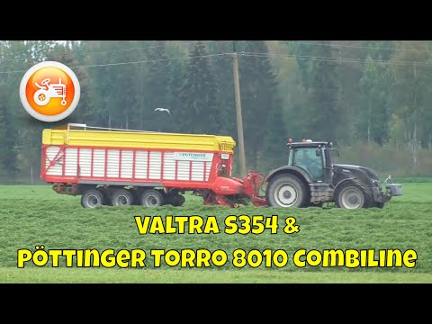 Silage 2021 | Valtra S354 & Pöttinger Torro 8010 Combiline forage wagon