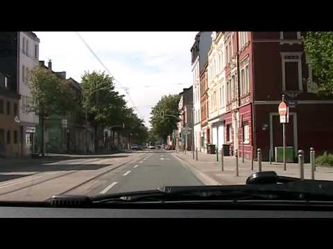 Driving in Dortmund, Germany 