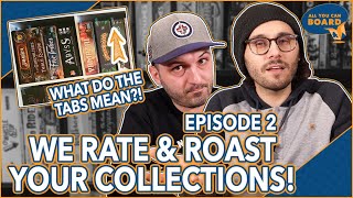 RATING and ROASTING YOUR Board Game Collections! | Episode 2 | 5 More Collections Reviewed!