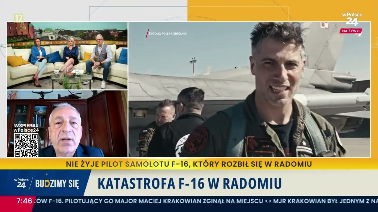 Katastrofa F-16 w Radomiu! Rozmowa z gen. Dariuszem Wrońskim