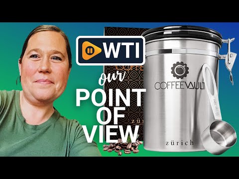 Coffee Canister for Ground Coffee with Scoop - WTI product video review
