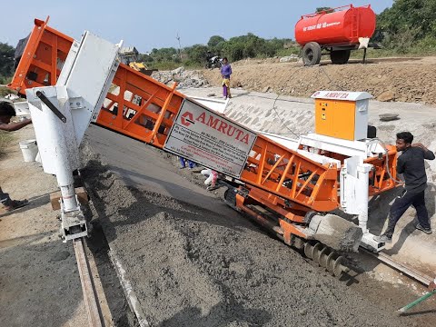 Automatic Canal Paver Machine