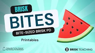 Brisk Printables: Mind Maps, KWL Charts, and More — Ready to Print