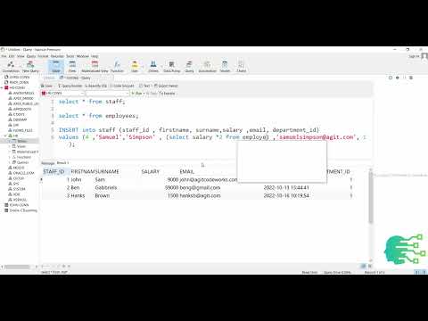 Insert Using Sub Query Oracle Sql