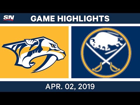 NHL Game Highlights | Predators vs. Sabres – April 02, 2019