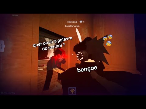 Playing a horror game on Roblox with my friends, but we CANNOT scream.