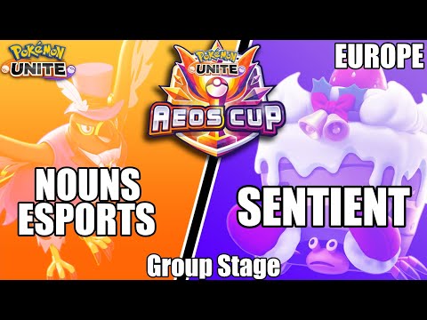 Nouns Esports vs Sentient - PUCS EU Aeos Cup Group Stage - Pokemon Unite Tournament
