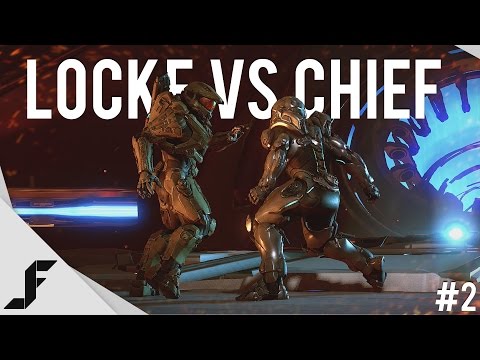HALO 5 Walkthrough Part 2 - Chief vs Locke
