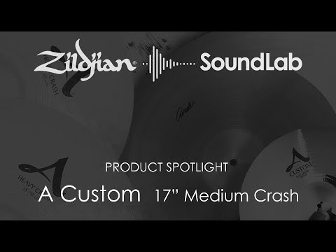 Zildjian 17" A Custom Medium Crash Cymbal - NEW image 5