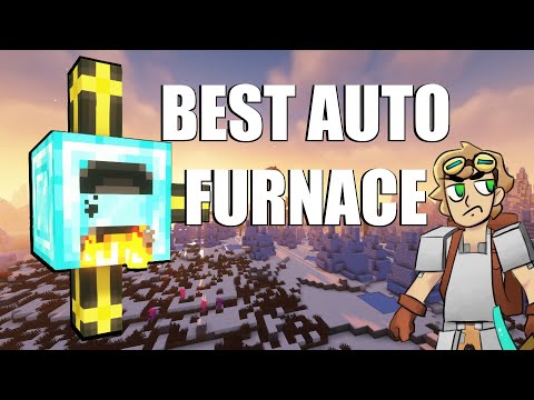 Best Auto Furnace Using [Pipez Mod] - ATM8 Minecraft [Tutorial]