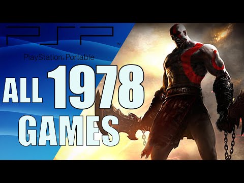 The SONY PSP Project - All 1978 PSP Games (US/EU/JP)