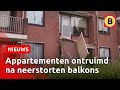 Ingestorte balkons: bewoners mogen nog niet naar huis | Omroep Brabant