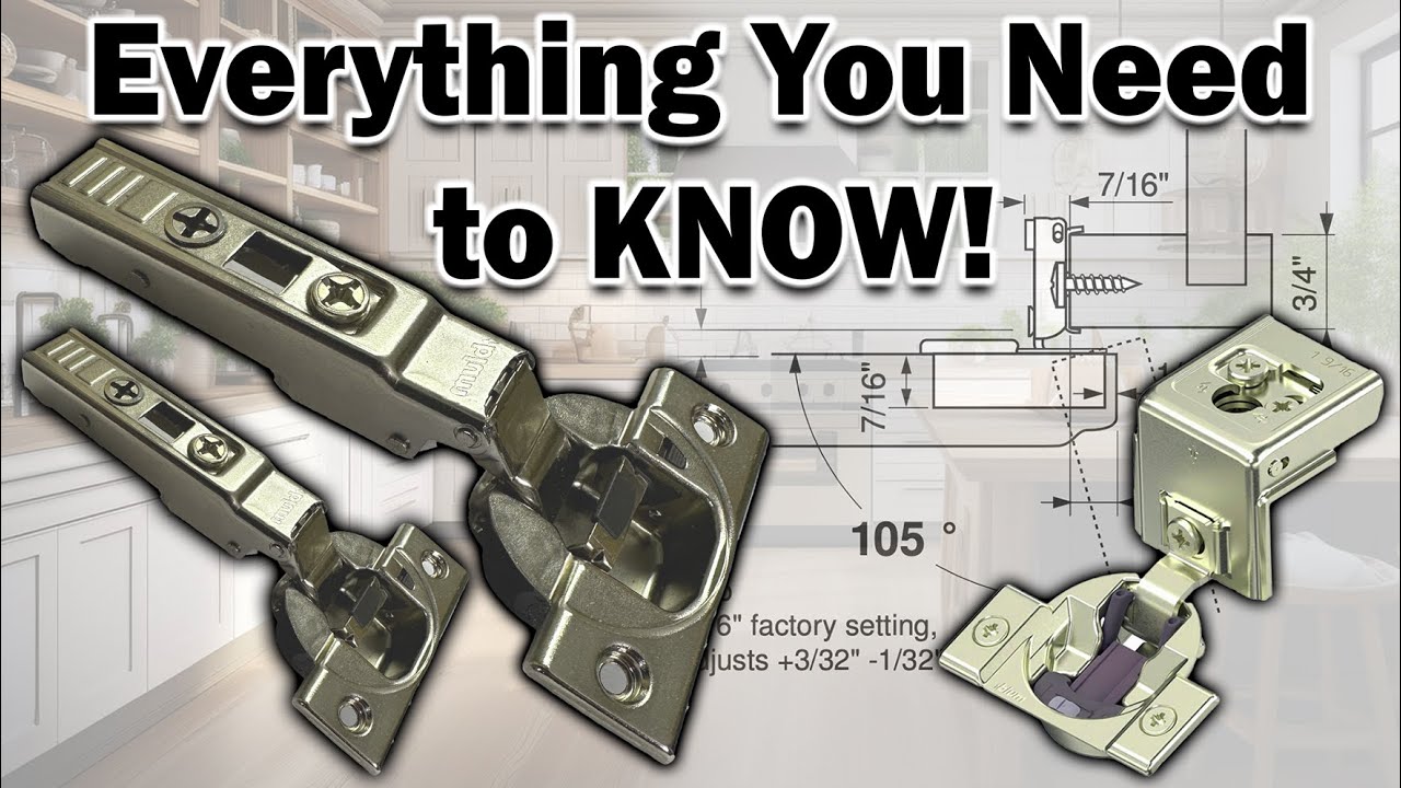 Concealed Cabinet Door Hinges - Everything You Need to Know #concealedHinges