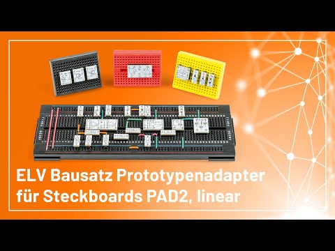 ELV Bausatz Prototypenadapter für Steckboards PAD2, linear - Experimentieren für Profis